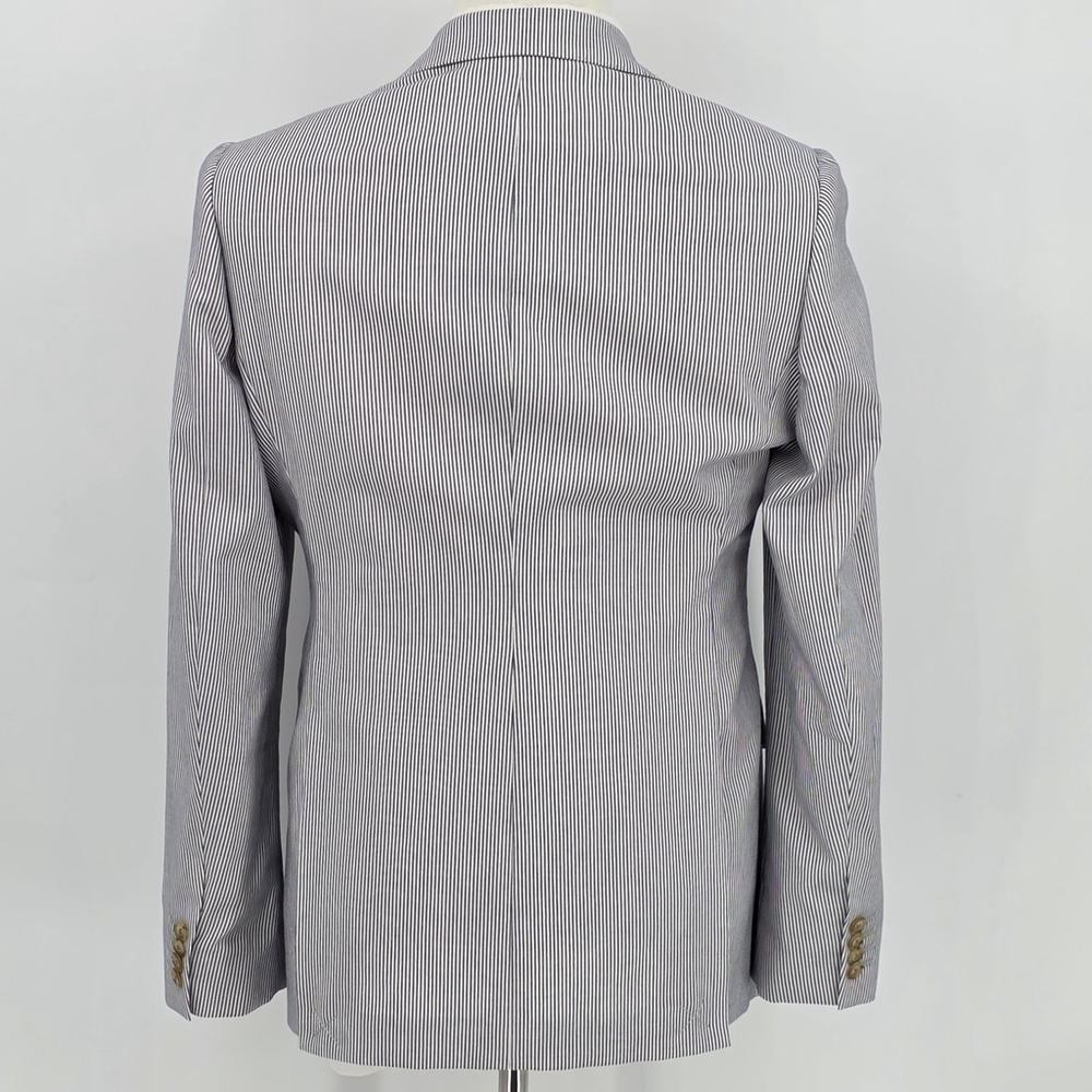 Quiet Luxury Jack Spade Seersucker Benton Suit Jacket Men’s 36 Stripe NWT $698 - Picture 5 of 16